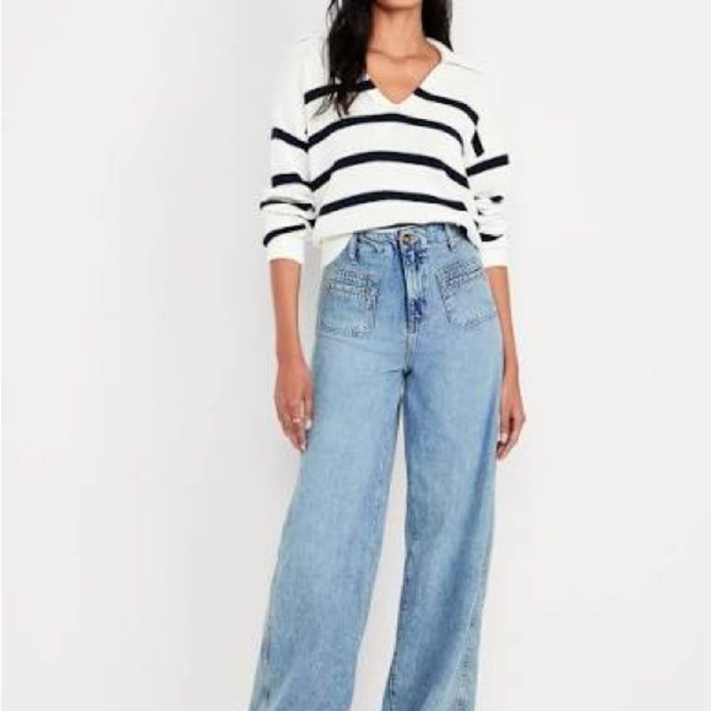 Old Navy Trouser Wide-Leg Jeans